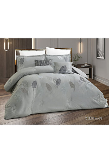 Levore Horse comforter set, made of silky-soft 100% cotton, with a modern and distinctive pattern that satisfies all tastes, 8 pieces, king size