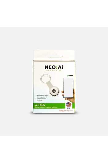 NEO:Ai Air Tags – Global GPS Tracker | FortKnox Series | Long Battery Life, Multi-Person View