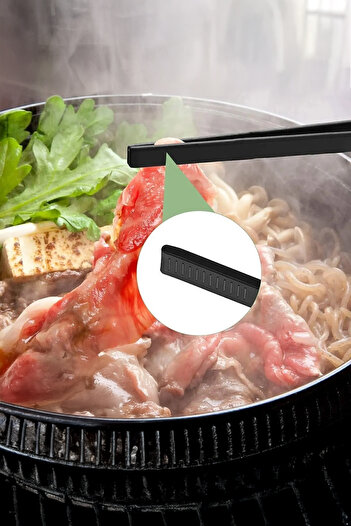 Home Connell Silicone Fireproof Non-Stick High Temperature Resistant Barbecue Grilling Tongs