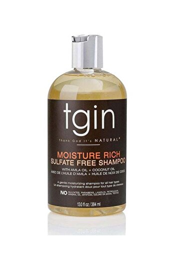 Tgin Tegen Moisture Sulfate-Free Shampoo for Natural Hair - Dry Hair - Curly Hair - 13 oz (384 ml)