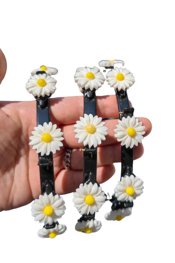 Nisankids Daisy Flower Crown Latch Crown Clamp Crown 1 Piece