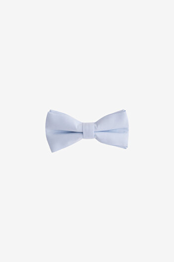 ALTINYILDIZ CLASSICS Men's Light Blue 100% Linen Bow Tie & Sash Set