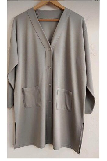 Kuraff Giyim Long Combed Mother's Cardigan Special for Mother's Day