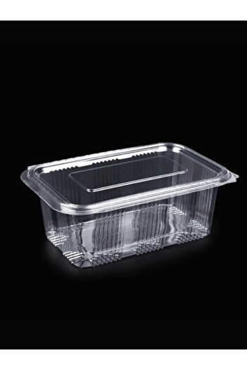 MEZ-PACK 50 Adet Sızdırmaz Plastik Kullan At Tek Kullanımlık Saklama Kabı 1000 Cc