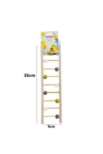Zolux Wooden Ladder for Birds - 9 Steps