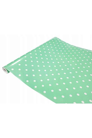 d-c-fix 276-0648 Mint Green Polka Dot Pattern Self Adhesive Foil (45 cm X 2 Mt)