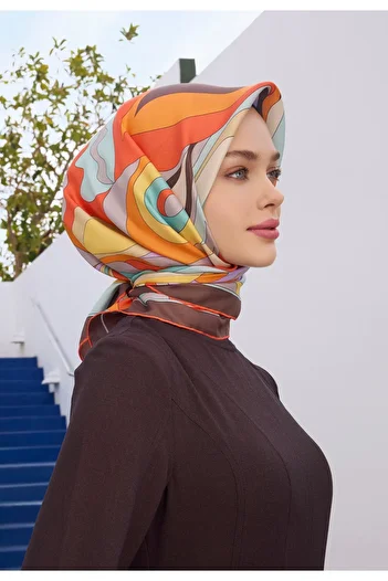 Belli 2025 Summer Season 100% Twill Silk Scarf 4108D 81