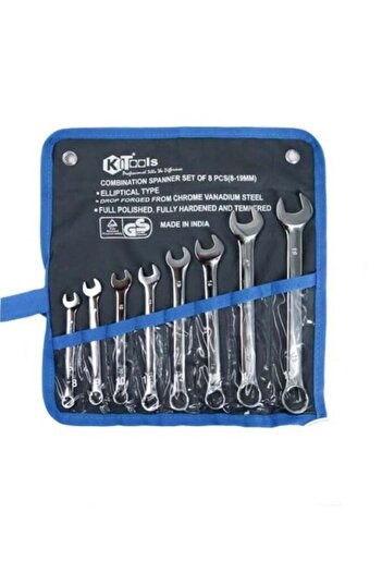 KITools Indian Combination Wrench Set < Kit > 8 Pieces 8 - 19 mm