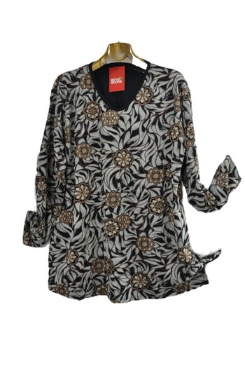 elma abone Super Oversize Combed Bluz