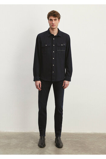 Mavi Ted Mavi Pro Rinse Jean Сорочка Slim Fit / Вузький крій 0210909-86635