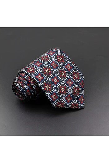 delis Men's tie, CR062, Black/Red
