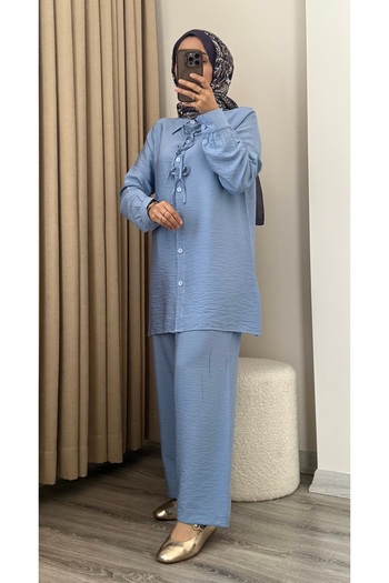 MERİÇ BOUTİQUE Bow Tie Shirt Set of 2
