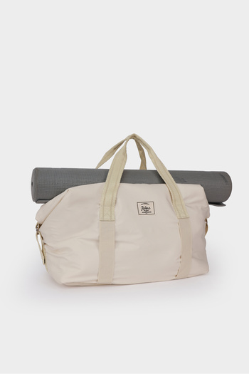 ICONE BAG Beige Color - Icone Matte Zipper Yoga and Pilates Sports Bag