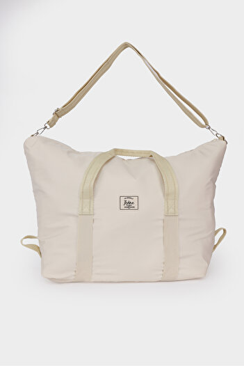 ICONE BAG Beige Color - Icone Matte Zipper Yoga and Pilates Sports Bag