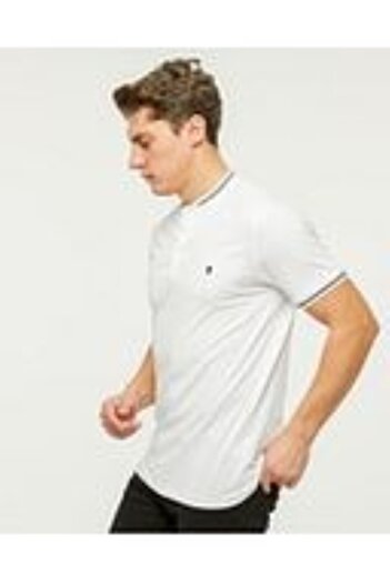 PENTHİLUS Short Sleeve Polo Shirt with Round Neck
