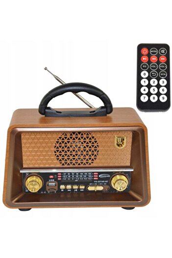 Denx Rechargeable HI-FI Radio with Remote Control, Bluetooth Support