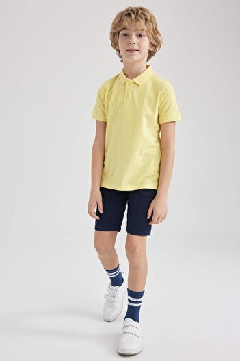 DeFacto K1689a6 Boy's Polo Neck T-shirt