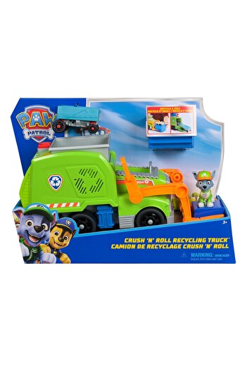 PATRULA CATELUSILOR ROCKY AND THE CRUSH N ROLL RECYCLING TRUCK