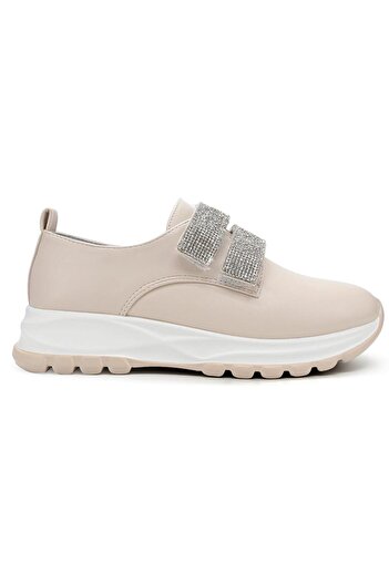 Tmall Women's Casual Shoes, Made Of Eco-leather, With Buckle, P1232, Beige