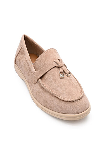 Tmall Women's Casual Shoes, Made Of Eco-suede Leather, P1242, Beige