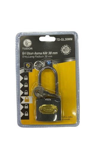kapsulavm Tudor 38 mm Long Gray Padlock