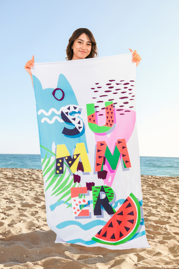 Dotamess Printed Beach Towel