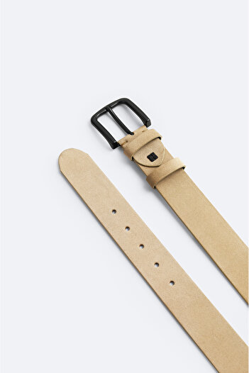 Avva Men's Mink Suede 100% Leather Belt A42Y9308