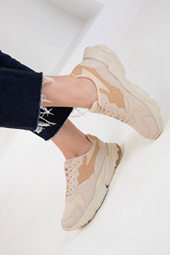 SOHO Beige-Tan Women's Sneaker 20592