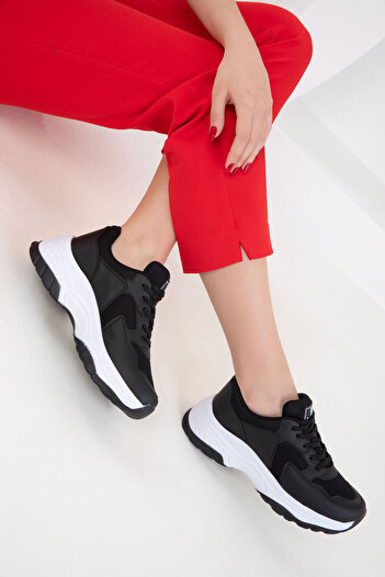 SOHO Black Women's Sneaker 20590