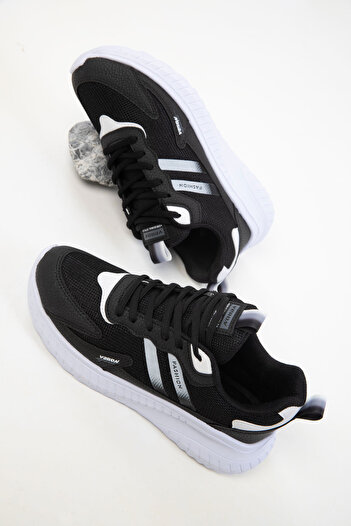 SOHO Black-White Unisex Sneaker 20601