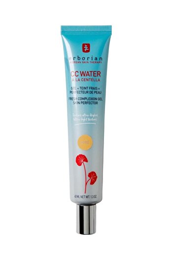 erborian CC Water Ala Centella Gel Skin Perfector Doré - Hydrating & Radiance Boosting Face Gel 40m