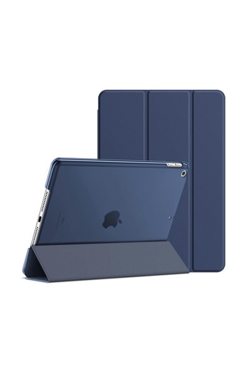 REDz Accessories Husă de protecție cu clapă pentru Apple iPad Mini 4/5, model Book, albastru marin