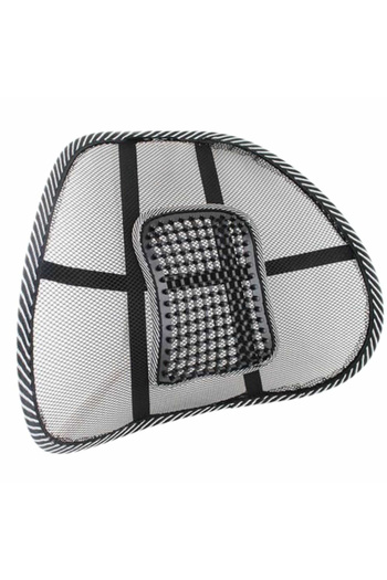 Micostore Therapeutic Lumbar Support, For Car Seat Or Office Chair, Corrects Posture, 40x39 Cm, Metal And Mesh