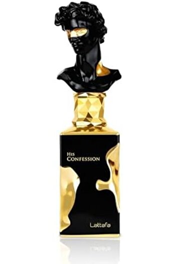 lattafa His Confession for Men Eau de Parfum Spray, 3.4 Ounce / 100 ml