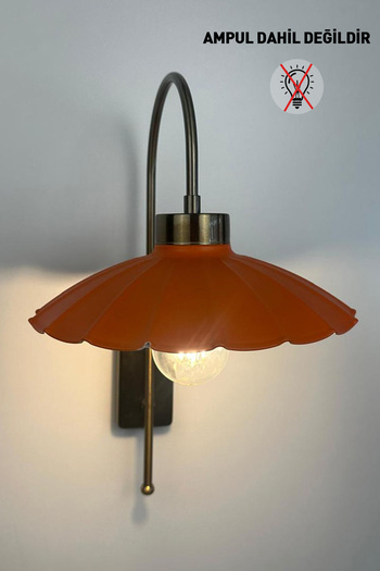 Bamyum Orange Single Sconce Living Room Kitchen Hallway Cafe Boutique Lamp Lighting
