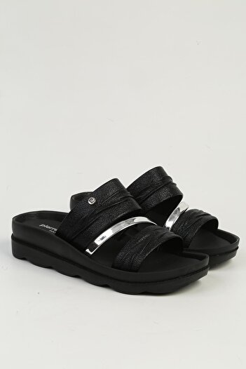 Pierre Cardin Black Women's Slippers Pc-7523