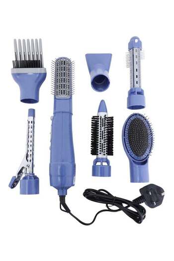 Geepas 8-In-1 Hair Styler Blue