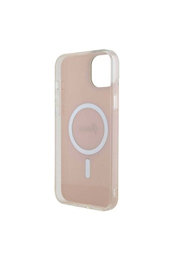 Guess IPhone 15 IML Iridescent MagSafe Case, - Pink
