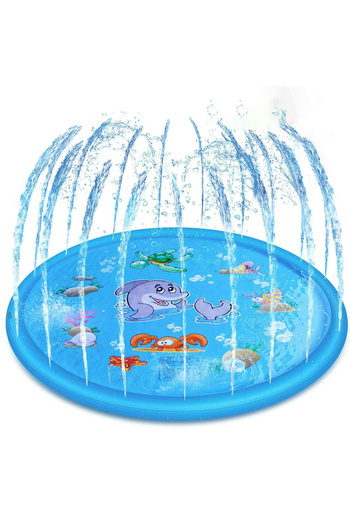zola Inflatable mat with sprinklers, marine model, PVC, 165 cm