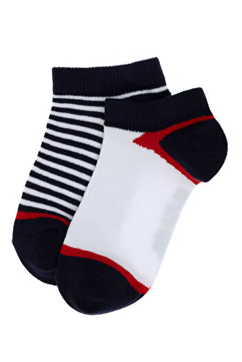 U.S. Polo Assn. Boy's 2-Piece Booties Socks 50311344-Vr033