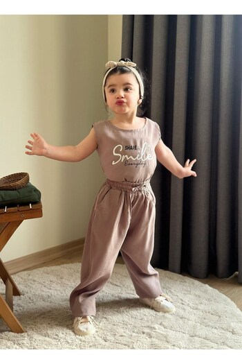 ELONKİDS Luna Everday 2-Piece Girls' Set
