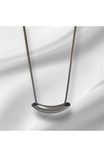 Vitastyle Steel Bubble Design Pendant Silver