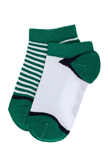 U.S. Polo Assn. Boy's 2-Piece Booties Socks 50311344-Vr054