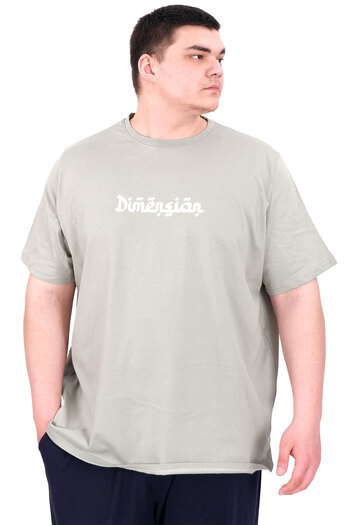 ModeXL Mode XL Large Size Men's T-Shirt Crew Neck Dimension U25025 Çağla