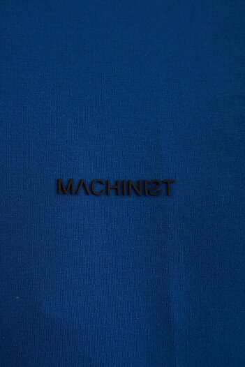Machinist Tricou Basic Relaxed Bumbac Indigo pentru bărbați