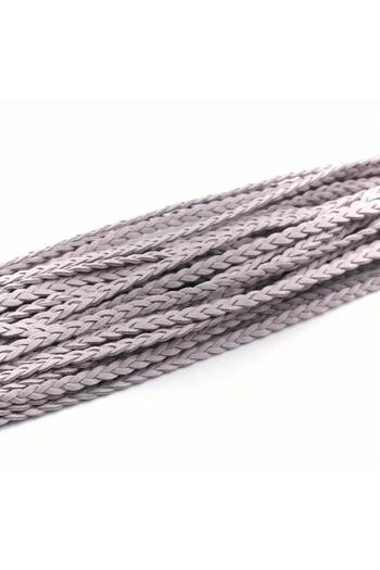 OZN AKSESUAR Suede Leather Braided Rope, 6mm, DIY Handmade Bracelet, Necklace Rope Decorative Cord (3 Meters)