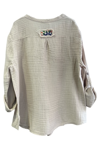 GALA WOMAN Muslin Fabric Authentic Large Size Shirt