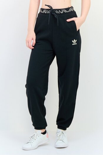 adidas Women Sportswear Fit Brand Logo Training Sweatpants, Black