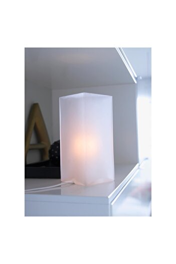 IKEA GRÖNÖ Table Lamp, Frosted Glass White, 22 cm
