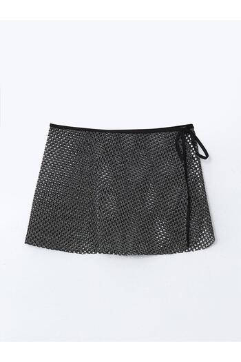 LC Waikiki Shiny Looking Mesh Detailed Women's Pareo